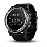 Годинник для дайвінга Garmin Descent Mk1 Silver with Black band
