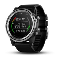 Годинник для дайвінга Garmin Descent Mk1 Silver with Black band