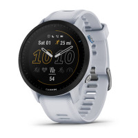 Смарт-годинник Forerunner 955 з білим силіконовим ремінцем