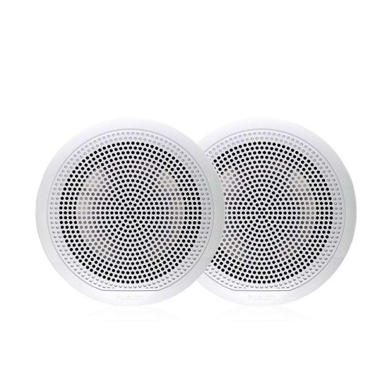 Морские колонки Fusion EL-F651W 6.5" 80 Вт с LED-подсветкой  классические белые