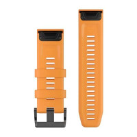 Ремешок для Fenix 5X Plus 26mm QuickFit Spark Orange Silicone