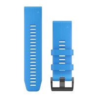 Ремешок для Fenix 5X Plus 26mm QuickFit Cyan Blue Silicone Band