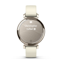 Garmin Lily 2 Cream Gold with Coconut Silicone Band