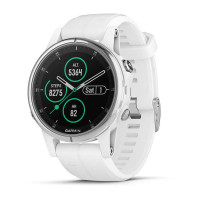Garmin Fenix 5S Plus Sapphire, White with Carrera White Band