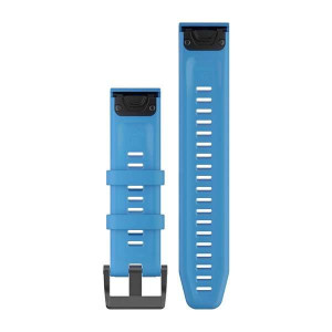 Ремешок для Fenix 5 Plus 22mm QuickFit Cyan Blue Silicone Band