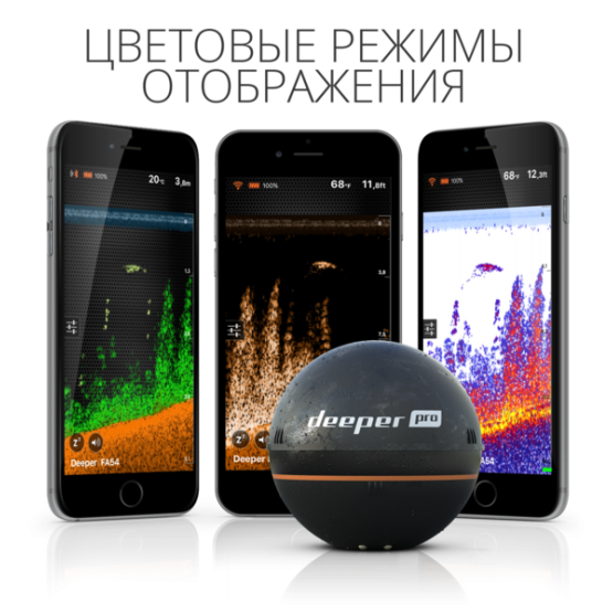 Беспроводный эхолот Deeper PRO WiFi Беспроводный эхолот Deeper PRO WiFi