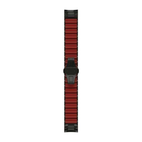 Ремешок для  MARQ Hybrid Titanium/Silicone Bracelet – Carbon Gray DLC