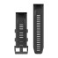 Ремешок для Fenix 5X Plus 26mm QuickFit Black Silicone Band