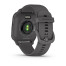 Garmin Venu Sq 2 Slate Aluminum Bezel with Shadow Gray Case and Silicone Band