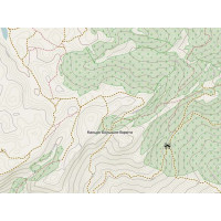 ТОПографическая карта с детальными тропами от OpenStreetMap для 