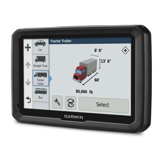 Грузовой навигатор Garmin Dezl 580 LMT-D  GPS