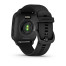Garmin Venu Sq 2 – Music Edition Slate Aluminum Bezel with Black Case and Silicone Band