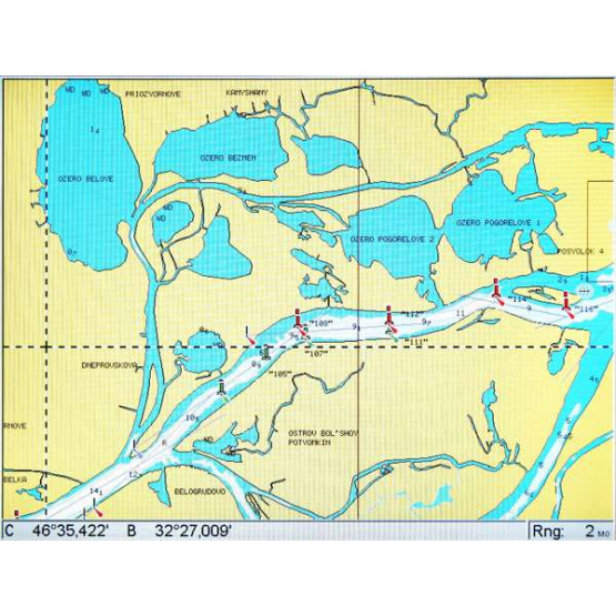Карта NAVIONICS ДНЕПР + Средиземное и Черное море для Lowrance  Simrad  Eagle  Humminbird  Raymarine
