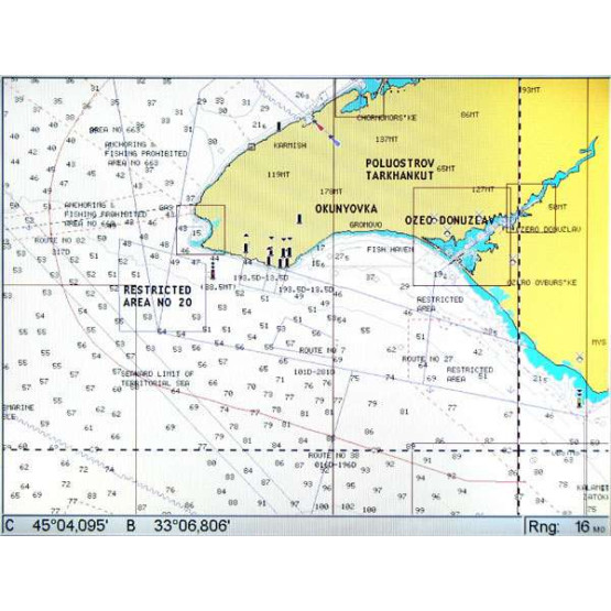 Карта NAVIONICS ДНЕПР + Средиземное и Черное море для Lowrance  Simrad  Eagle  Humminbird  Raymarine