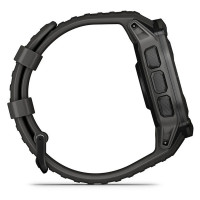 Смарт-годинник Garmin Instinct 2X Solar з силіконовим ремінцем кольору графіт
