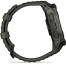 Тактический часы Garmin Instinct 2X Solar Tactical Edition – Black с чёрным силиконовым ремешком
