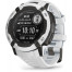 Смарт-годинник Garmin Instinct 2X Solar з білим силіконовим ремінцем