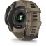 Тактический часы Garmin Instinct 2X Solar Tactical Edition – Coyote Tan с коричневым силиконовым ремешком