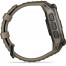 Тактический часы Garmin Instinct 2X Solar Tactical Edition – Coyote Tan с коричневым силиконовым ремешком