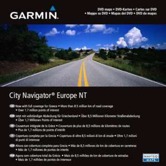 Карта Европы Garmin City Navigator NT Europe  актуальная версия 