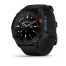 Garmin Descent Mk3i (51 мм) карбоново-сірий DLC титановий з чорним силіконовим ремінцем