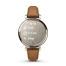 Garmin Lily 2 Classic Cream Gold with Tan Leather Band