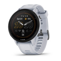 Смарт-годинник Forerunner 955 Solar з білим силіконовим ремінцем