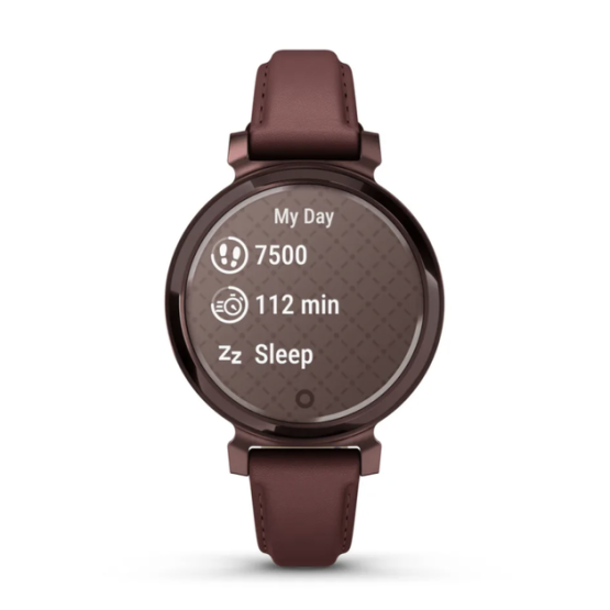 Garmin Lily 2 Classic Dark Bronze with Mulberry Leather Band