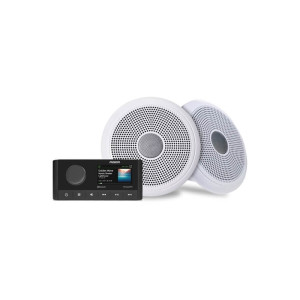 Морське радіо RA210 + XS 6.5" Classic White. Suncover MS-SA1.8 6m Speaker cable