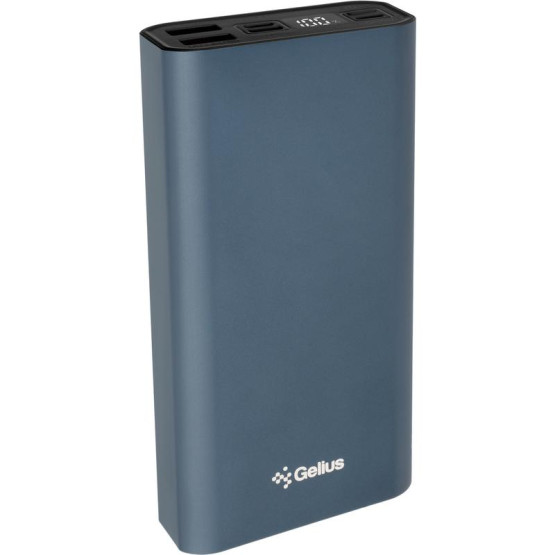 Зовнішній портативний акумулятор Gelius GP-PB20-210 20000mAh Dark Blue 20W Pro Edge