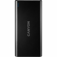 Внешний портативный аккумулятор Canyon PB-106 10000mAh Black 10W (CNE-CPB1006B)