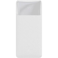 Зовнішній портативний акумулятор Baseus Bipow Digital Display 20000mAh 15W White