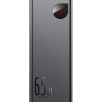 Зовнішній портативний акумулятор Baseus Adaman Metal Digital Display 20000mAh 65W Black