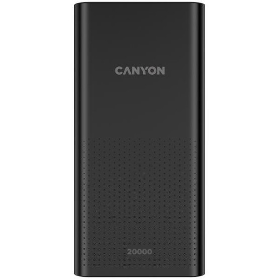 Зовнішній портативний акумулятор Canyon PB-2001 20000mAh Black 10W