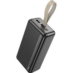 Зовнішній портативний акумулятор Hoco J91B 30000mAh Black 10W
