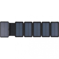 Зовнішній портативний акумулятор Sandberg Solar 6-Panel Powerbank 20000mAh Black 60W 2xUSB, Type-C O