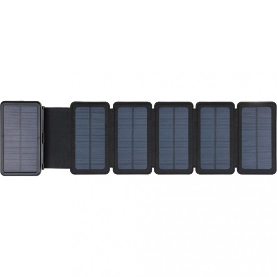 Зовнішній портативний акумулятор Sandberg Solar 6-Panel Powerbank 20000mAh Black 60W 2xUSB, Type-C O