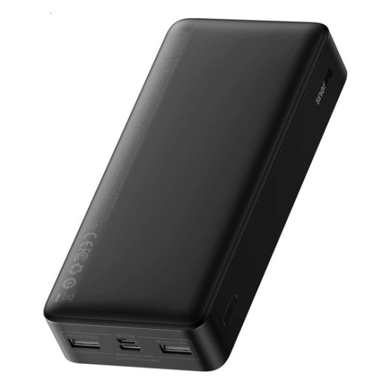 Внешний портативный аккумулятор Baseus Bipow Digital Display 20000mAh 15W Black