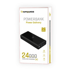 Зовнішній портативний акумулятор Voltronic SPRANGE SR-P6 24000mAh Black 20W