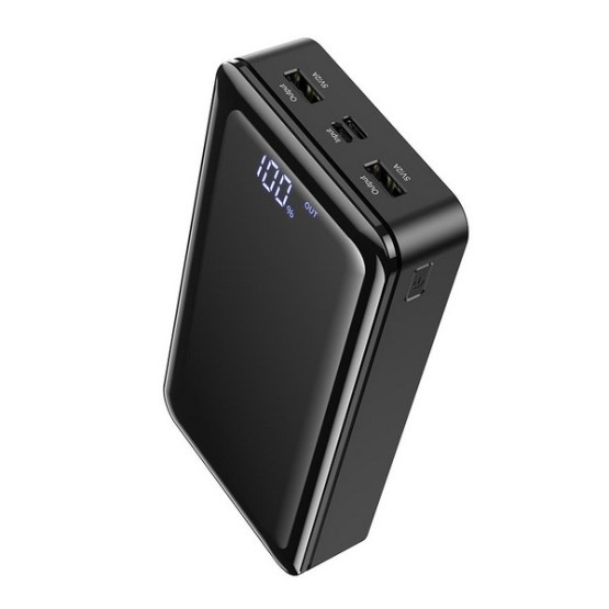 Зовнішній портативний акумулятор Borofone BJ8 Extreme 30000mAh Black 10W
