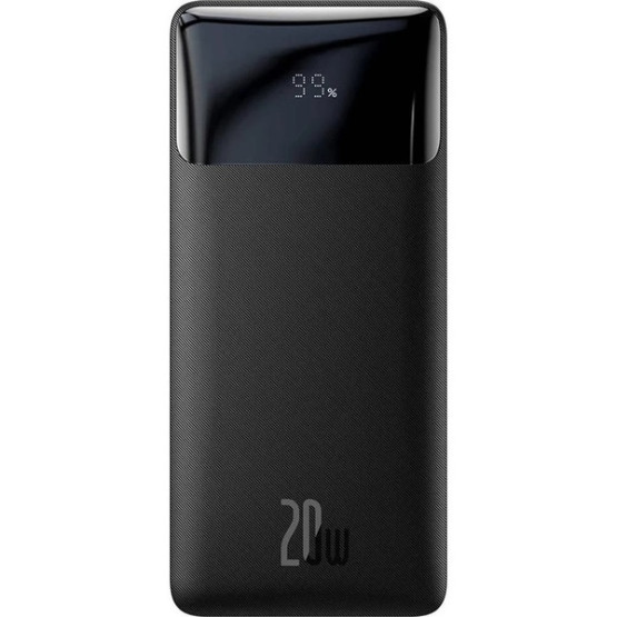 Зовнішній портативний акумулятор Baseus Bipow Digital Display Fast Charge 10000mAh 20W Black (PPBD05