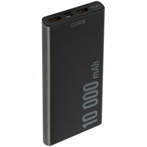 Зовнішній портативний акумулятор Forever GSM115916 10000mAh Black Core power bank 18W