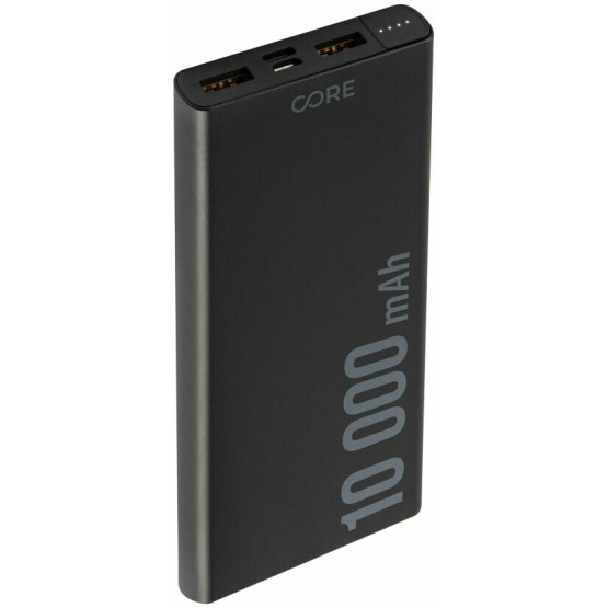 Зовнішній портативний акумулятор Forever GSM115916 10000mAh Black Core power bank 18W