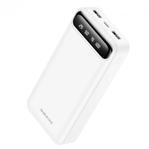 Зовнішній портативний акумулятор Borofone BJ14A Freeway 20000mAh White 15W
