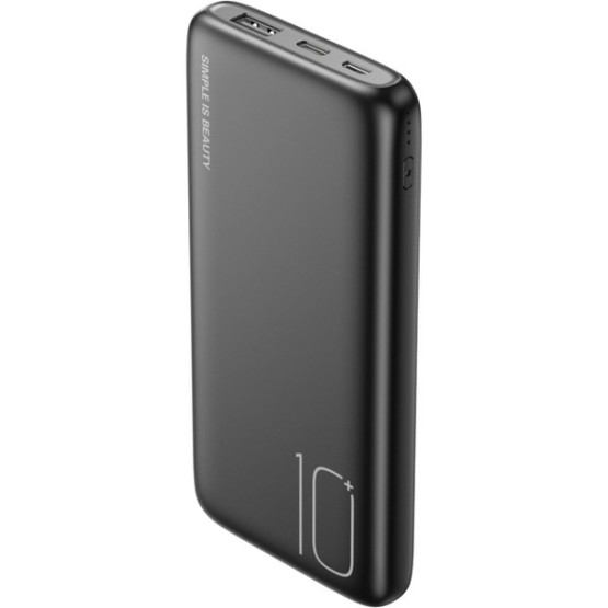 Зовнішній портативний акумулятор XO PR182 Light Display 10000mAh Black 10.5W