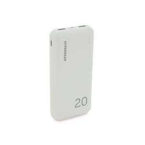 Зовнішній портативний акумулятор Hypergear 15460/29509 20000mAh White 10W Fast Charge