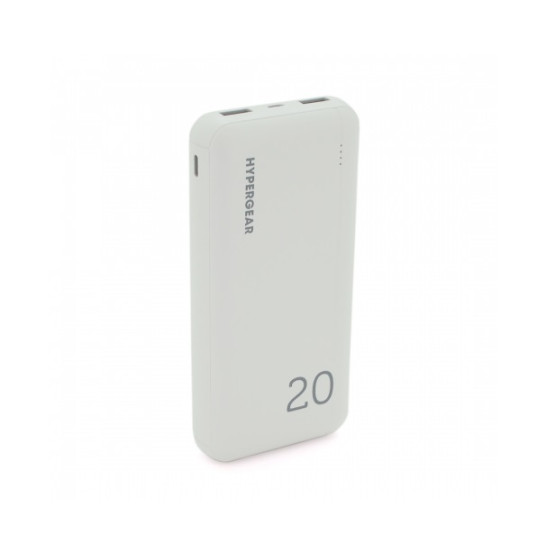 Зовнішній портативний акумулятор Hypergear 15460/29509 20000mAh White 10W Fast Charge