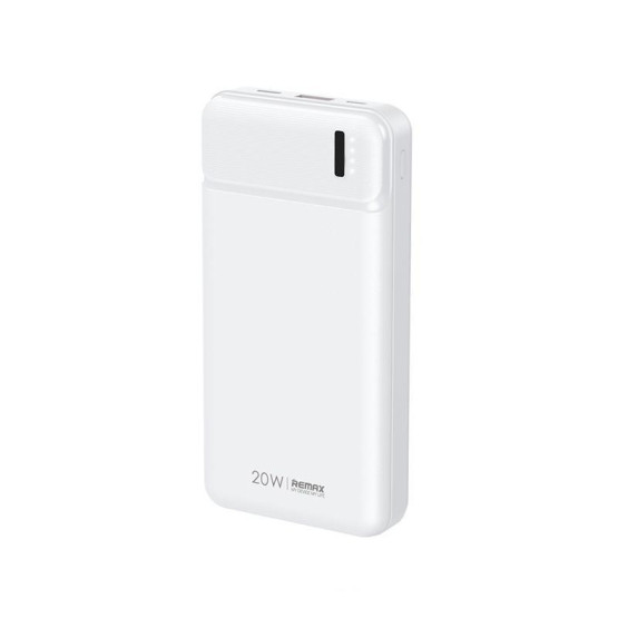 Зовнішній портативний акумулятор Remax Pure 20000mAh White QC + PD 20W