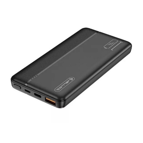 Зовнішній портативний акумулятор Jellico P15 10000mAh Black 20W (QC+PD)