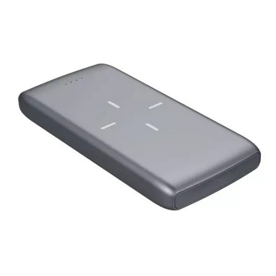 Зовнішній портативний акумулятор PLATINET 44244 10000mAh Black 18W QI WIRELESS CHARGING